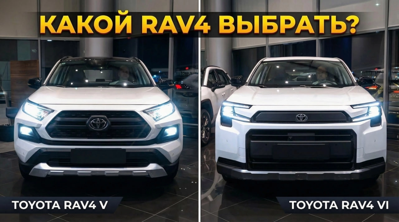 Видеообзор TOYOTA RAV 5 VS 6 | КАКОЙ ВЫБРАТЬ?!